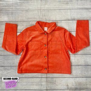 Wonder Nation Girls SzXL Corduroy Button-Up Shacket